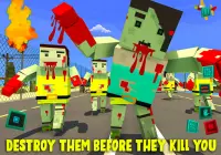 Zombie Pixel Warrior 3D- The Last Survivor Screen Shot 1