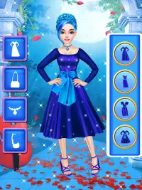 Biru putri-makeup Salon game untuk anak perempuan Screen Shot 2