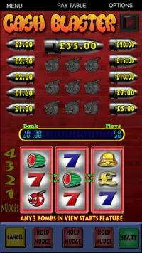 CashBlaster Fruit Machine Slot Screen Shot 1