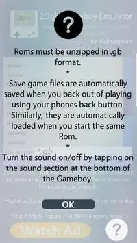 2Dgb Original Gameboy Emulator Screen Shot 3