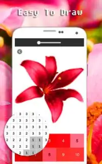 Lilienblütenfarbe nach Anzahl - Pixel Art Screen Shot 4