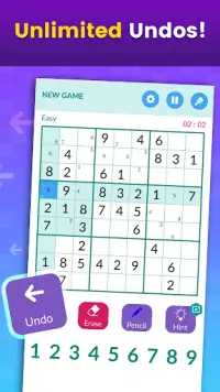 Sudoku New Puzzle Games 2020 Free Offline Solver Screen Shot 4