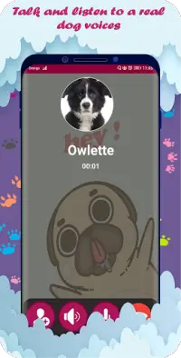 Dog cute video call and chat simulation game Screen Shot 3