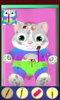 Baby Katze Arzt Screen Shot 1