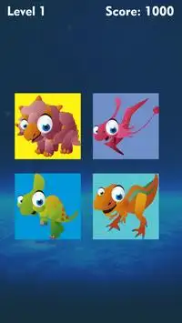 Dinosaur Games: Kids Zoo Memory Screen Shot 1