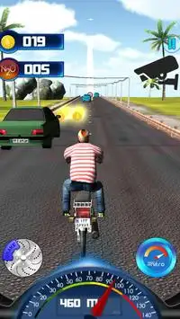 Crazy Moto Rider Screen Shot 1