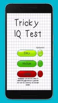 Tricky IQ Test Screen Shot 0