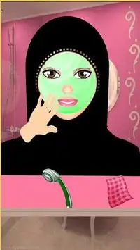 hijab girl salon : spa-make up-fashion Screen Shot 1