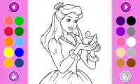 Princess coloring Screen Shot 3