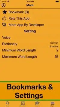 Deutsche Word Cheat for WWF Scrabble Wordfeud Screen Shot 4