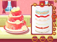 game pembuat kue manis & decor Screen Shot 1
