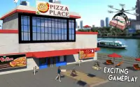 Uçan Drone Pizza Teslimat 3D Screen Shot 10