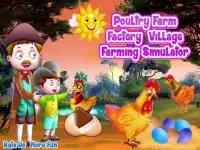 Poultry Farm Factory and Village Farming Simulator Screen Shot 0