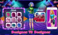 ड्रेस अप लड़ाई: फैशन गेम Screen Shot 2