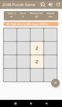 2048 Puzzle Game Free Screen Shot 0