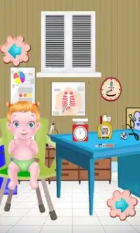クリニック出産赤ちゃんのゲーム Screen Shot 4