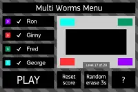 Multi Worms FREE Screen Shot 0