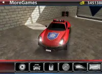 कार पार्किंग 3 डी: पुलिस कारें Screen Shot 7