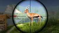 gry polowanie dzikie jelenie 2020!łowca snajperów Screen Shot 1