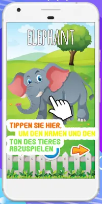 Lerne Tiernamen und Geräusche Screen Shot 6