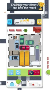 Crazy Parking - Autos Entblocken Slide Puzzle Game Screen Shot 3