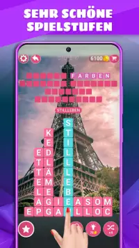 Wort Rätsel - Neue Super Lustiges Wortschatzspiel Screen Shot 2