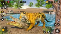 호랑이 시뮬레이터 오프라인 게임 동물 시뮬레이터 게임 Screen Shot 1