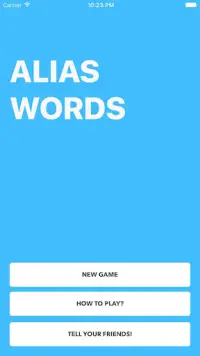 Alias Words - social word game. Screen Shot 0