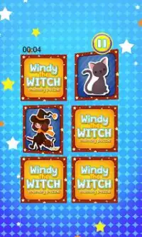 Windy the Witch Memory Puzzle Screen Shot 1