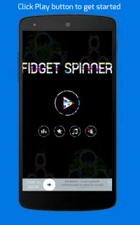 Fidget Spinner Crash Screen Shot 0