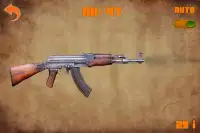 atirar M-16 vs AK-47: simulador de arma realista Screen Shot 3