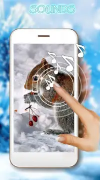 Winter Squirrel Forest Screen Shot 0