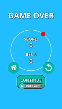 Red Ball: Tap the Circle - Addictive Arcade Game Screen Shot 2