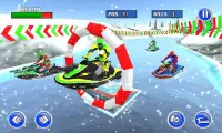 jet ski racing super robot disparando guerra Screen Shot 0