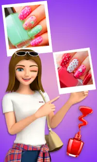 Nail Art 3D Satisfying Makeup Game for Girls Screen Shot 1