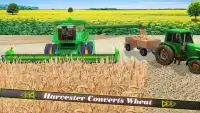مزرعة جرار زراعى حصاد و زراعة محاكاة 3D Screen Shot 3