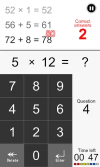 Calculation Game Infinity - Maths Games Screen Shot 2