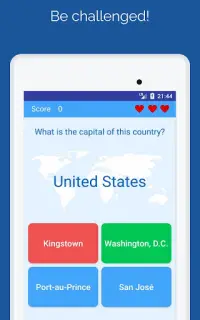 Capitals of the countries Quiz Screen Shot 5