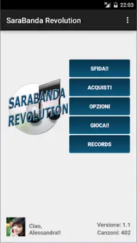SaraBanda Revolution Screen Shot 0