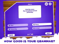 अंग्रेजी व्याकरण संज्ञा प्रश्नोत्तरी खेल Screen Shot 0