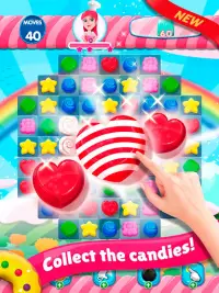 Sweet Sugar Match 3 - Free Candy Smash Game Screen Shot 9