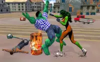 Super Bulk Girl Warrior: Bohaterowie Multi Monster Screen Shot 7