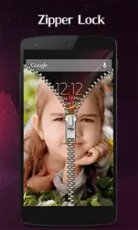 Zipper Lock Screen Screen Shot 0