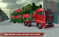 Sports Car Transport Truck Screen Shot 4