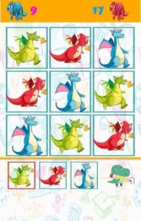 Dinosaurier-Sudoku-Spiel für Kinder Screen Shot 14