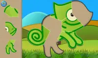 Dino Puzzel Kinderen Spellen Screen Shot 1