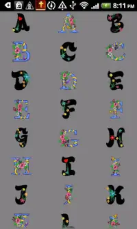 Ikon Alphabet Doodle Text! Screen Shot 1