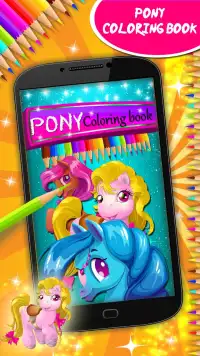 Pony Coloring Book Screen Shot 0