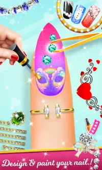 Nail Salon | Fashioin Girl Oddly Satisfying Game Screen Shot 2