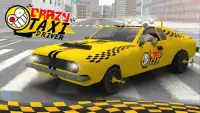 City Taxi Sim Crazy 3D Rush Screen Shot 0